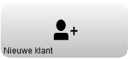 Knop Nieuwe klant met een persoon-icoon en een plusteken. Met deze knop kan een nieuwe klant worden aangemaakt en gekoppeld aan de huidige transactie.